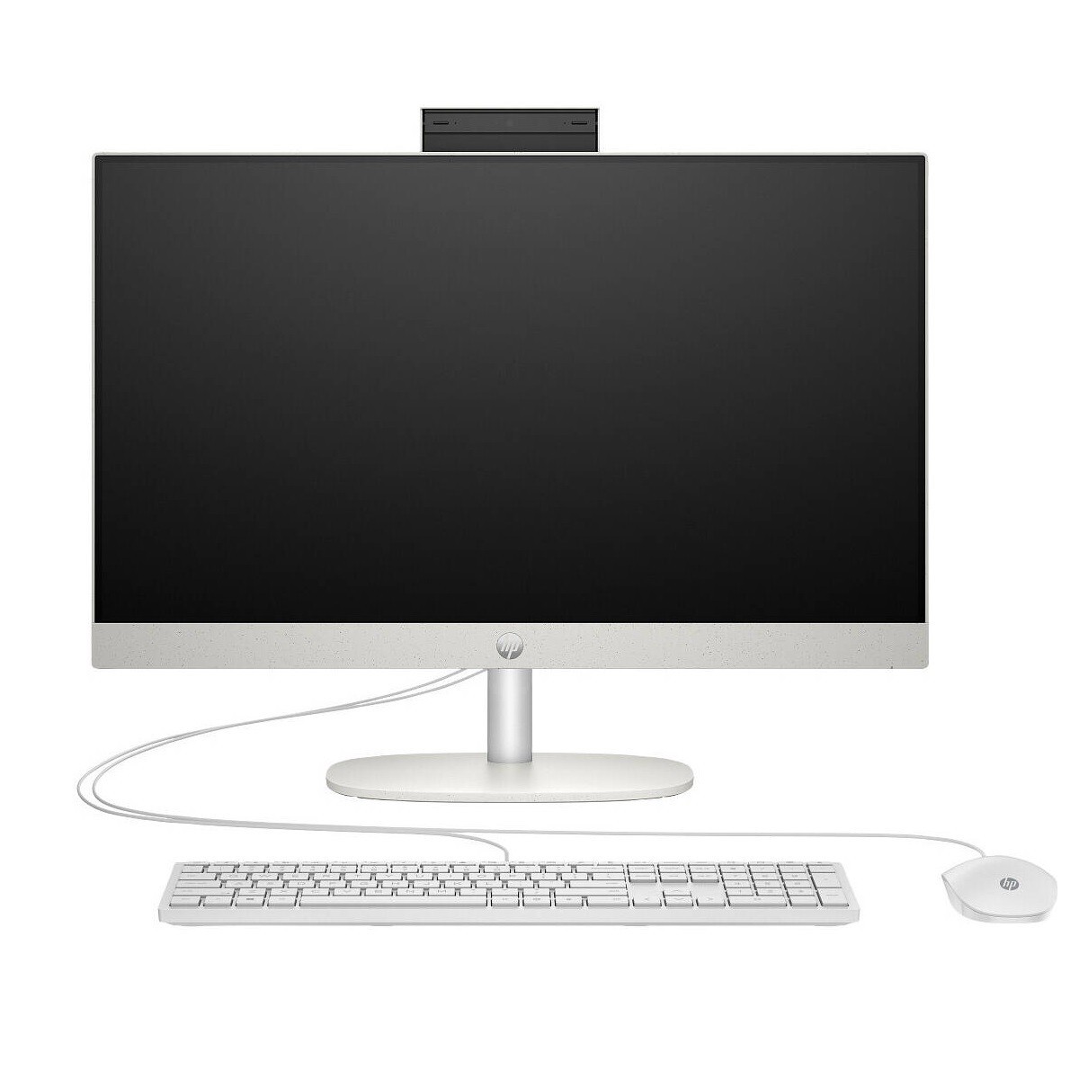 HP All-in-One 24-cr0255nh Desktop Computer, 23.8" FHD IPS Touch Display, Intel Core i7-1355U, 16GB RAM, 512GB SSD, Win 11