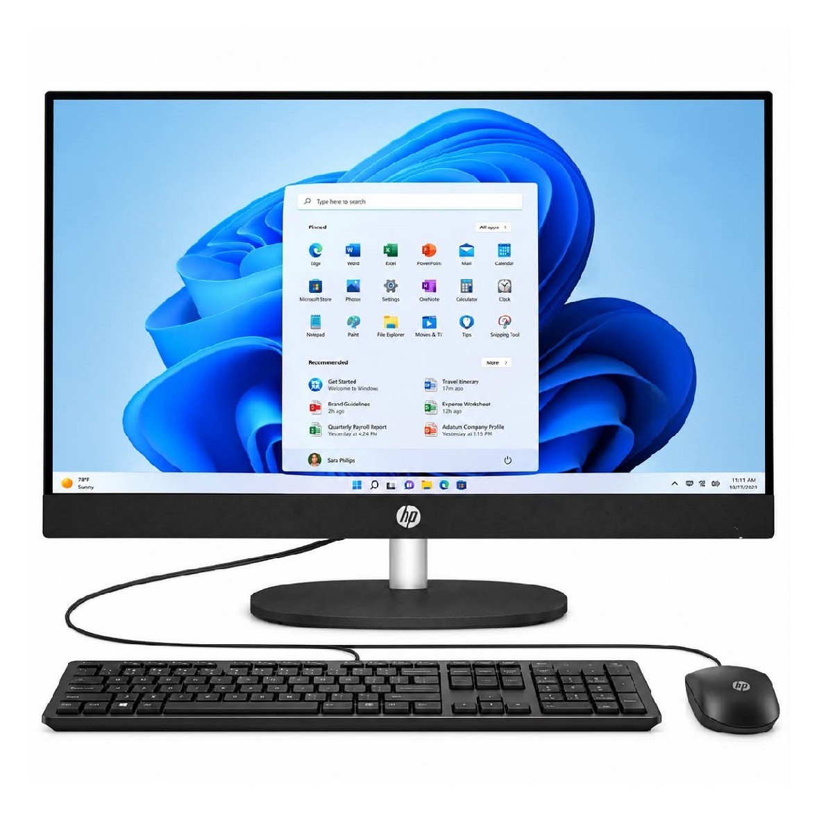 HP AIO HP All-in-One 24-CR1091NH Intel Core Ultra 5 125U 8GB RAM 512GB SSD 23.8″ FHD