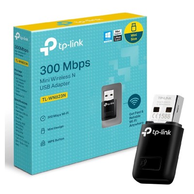 TP-Link TL-WN823N 300Mbps Wireless N Mini USB Adapter
