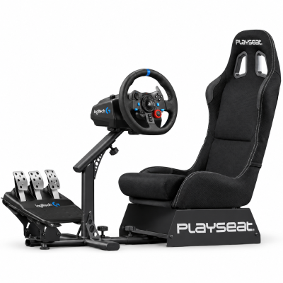 PLAYSEAT Evolution ActiFit Black Racing Simulator Seat for Gaming and Driving Simulation | Ghana