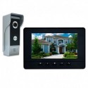 AMOCAM Wired Video Doorbell Phone, 7" Video Intercom Monitor Doorphone System, Wired Video Door Phone HD Camera Kits Support