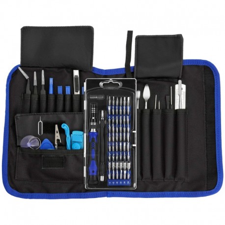 81 in 1 Professional Electronics Magnetic Driver Kit with Portable Bag for Laptop, iPhone, iPad, Cellphone, PC, Computer,iPod