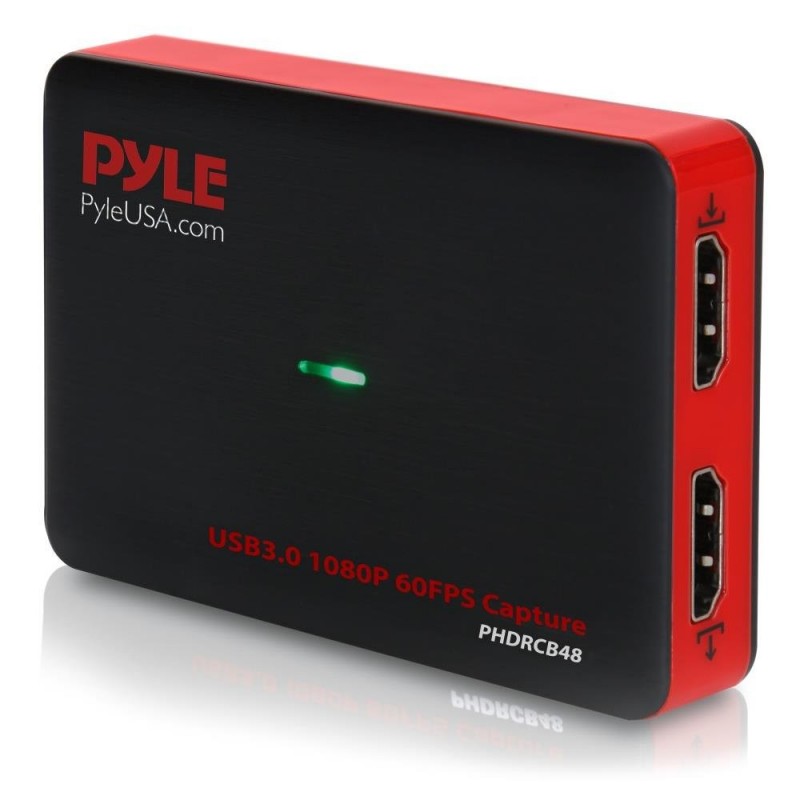 Pyle Video Game Capture Card Device with Video Recorder, HDMI