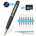 Spy Pen Surveillance Hidden Camera - 1080P Full HD Hidden Pen 32GB Micro SD Card + 8 Ink Fills + Card Clip